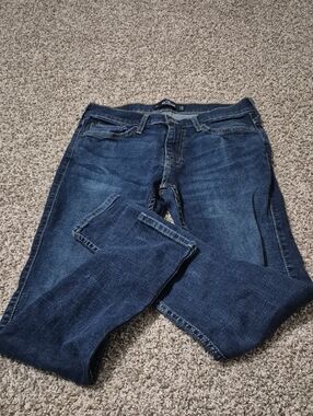 Hollister Dark Blue Classic Straight Jeans